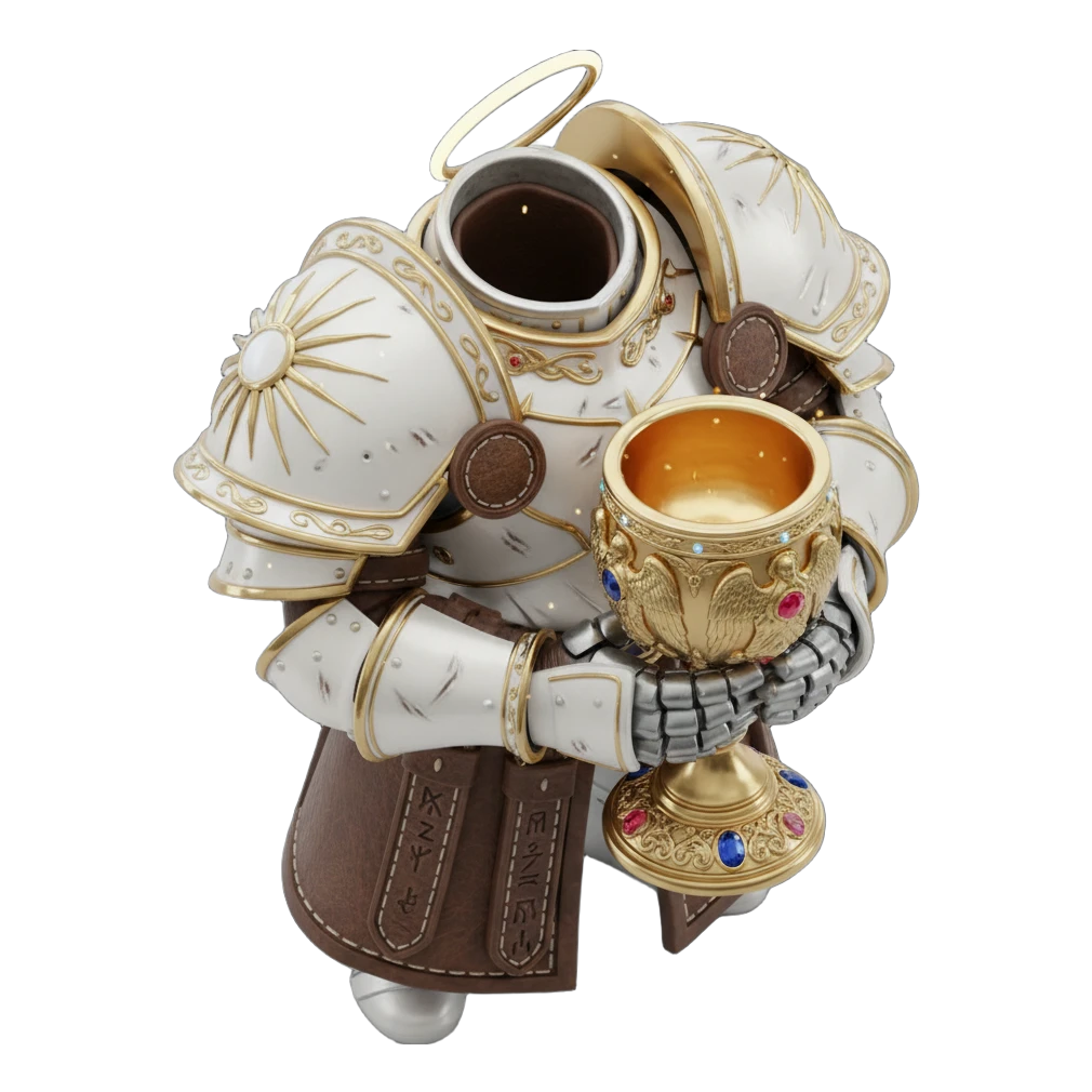AI-created 3D armor model example